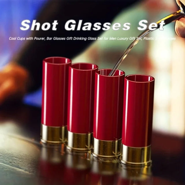 1-4pcs Bullet Shaped Cup 1.5oz