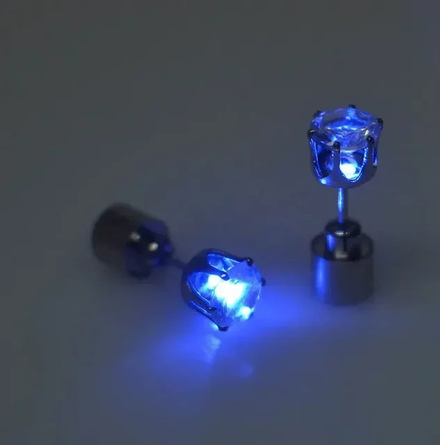 Party Light Up LED Ear Studs