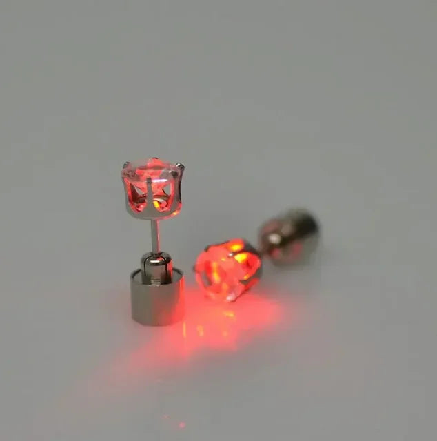 Party Light Up LED Ear Studs