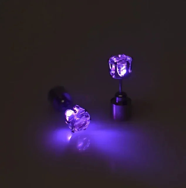 Party Light Up LED Ear Studs