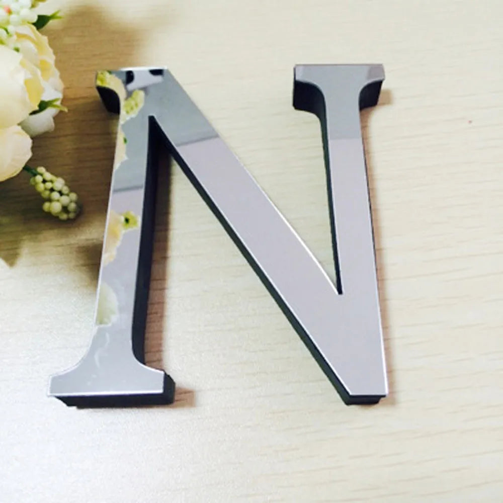 10/15cm 3d Mirror Letters