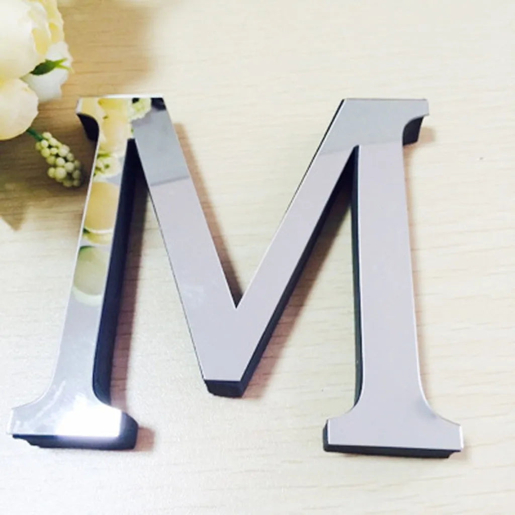 10/15cm 3d Mirror Letters