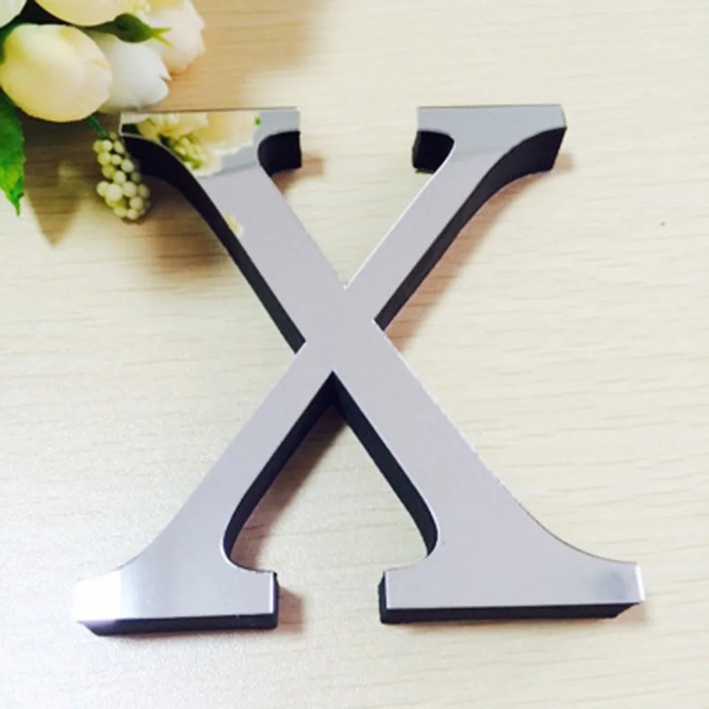 10/15cm 3d Mirror Letters