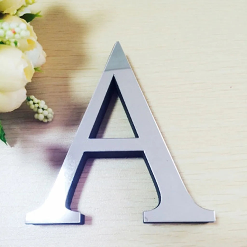 10/15cm 3d Mirror Letters