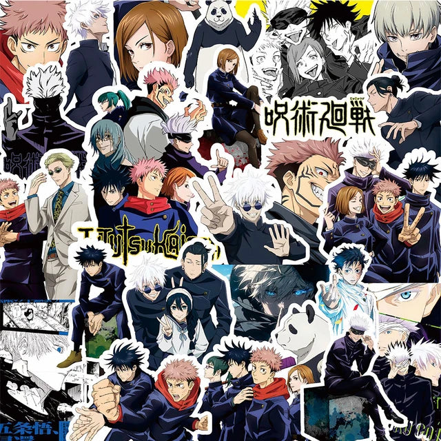 10/30/80pcs Cartoon Jujutsu Kaisen Stickers