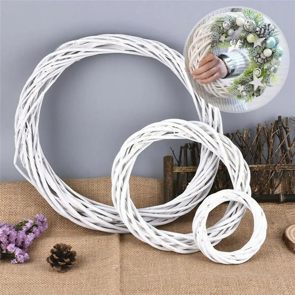 10-30CM Christmas Rattan Ring