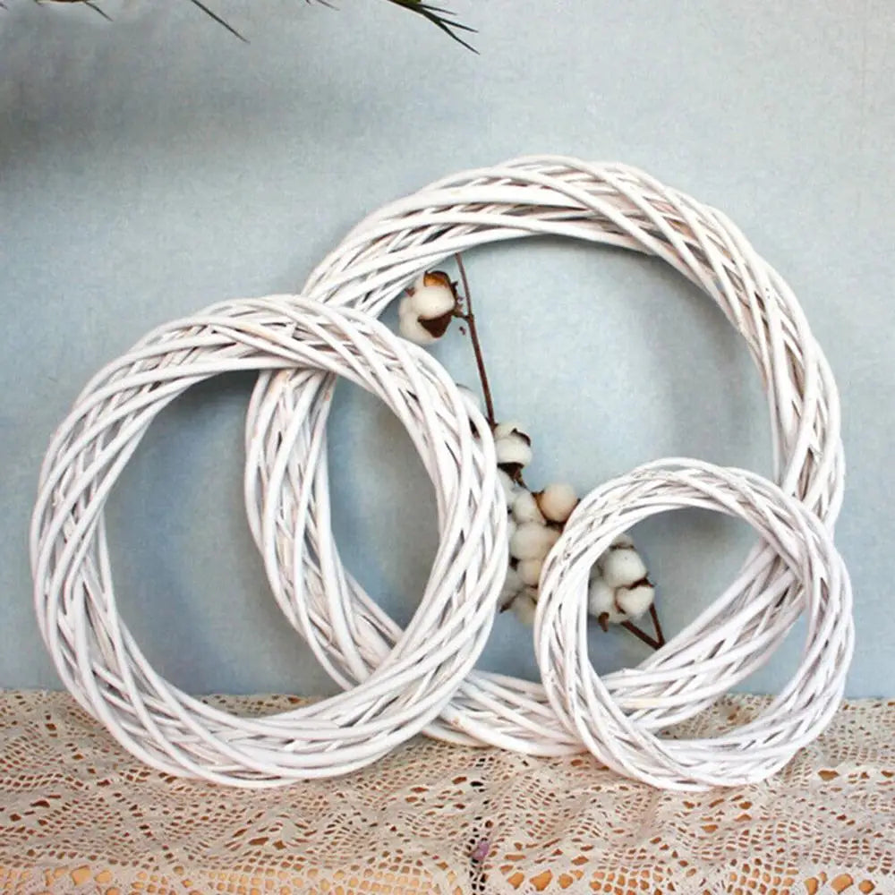 10-30CM Christmas Rattan Ring