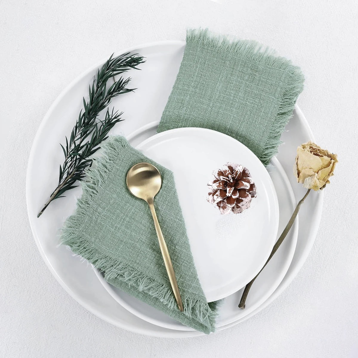 10pcs Reusable Cotton Napkins