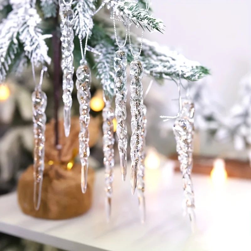 Crystal Clear Christmas Tree Ornaments