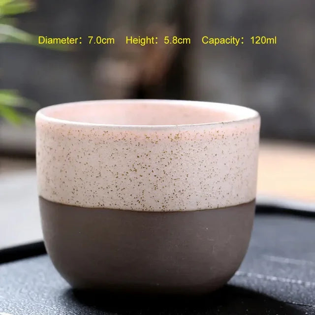 Rough Pottery 120ML Teacups