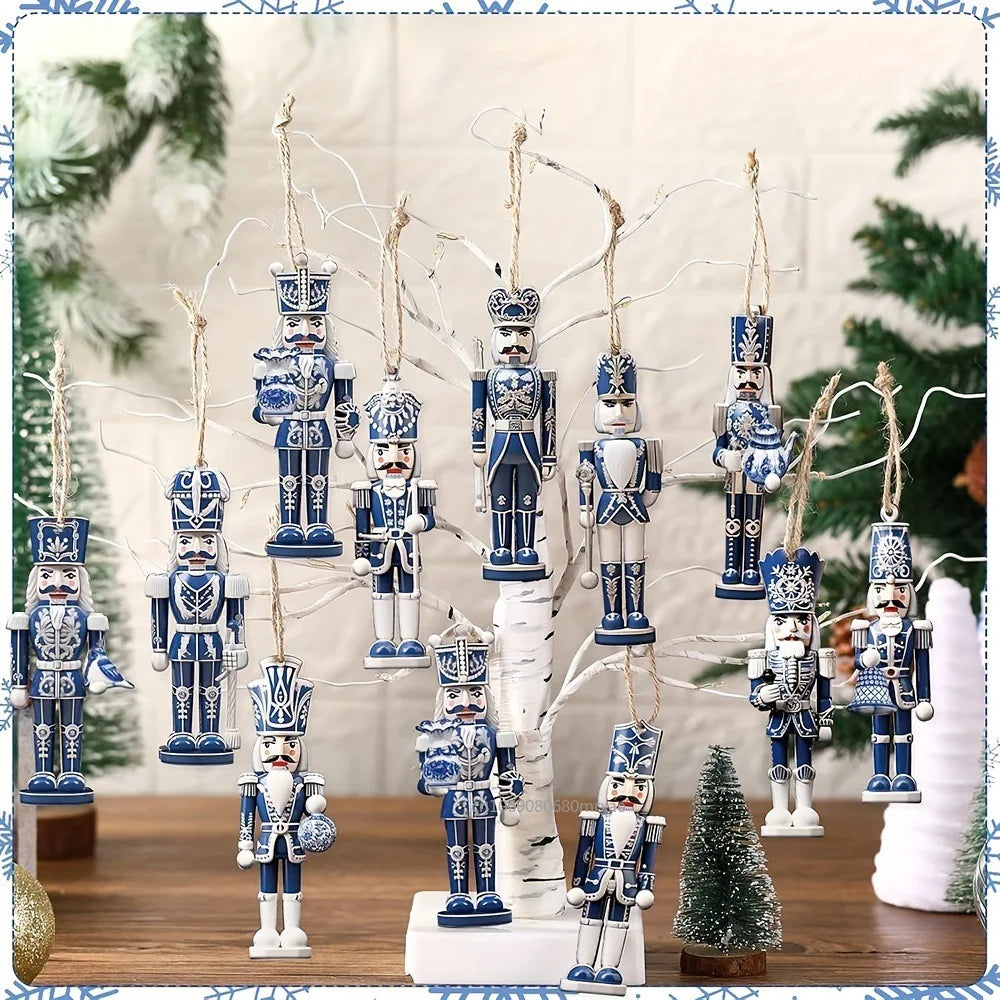 12Pcs Nutcracker Soldier Ornament