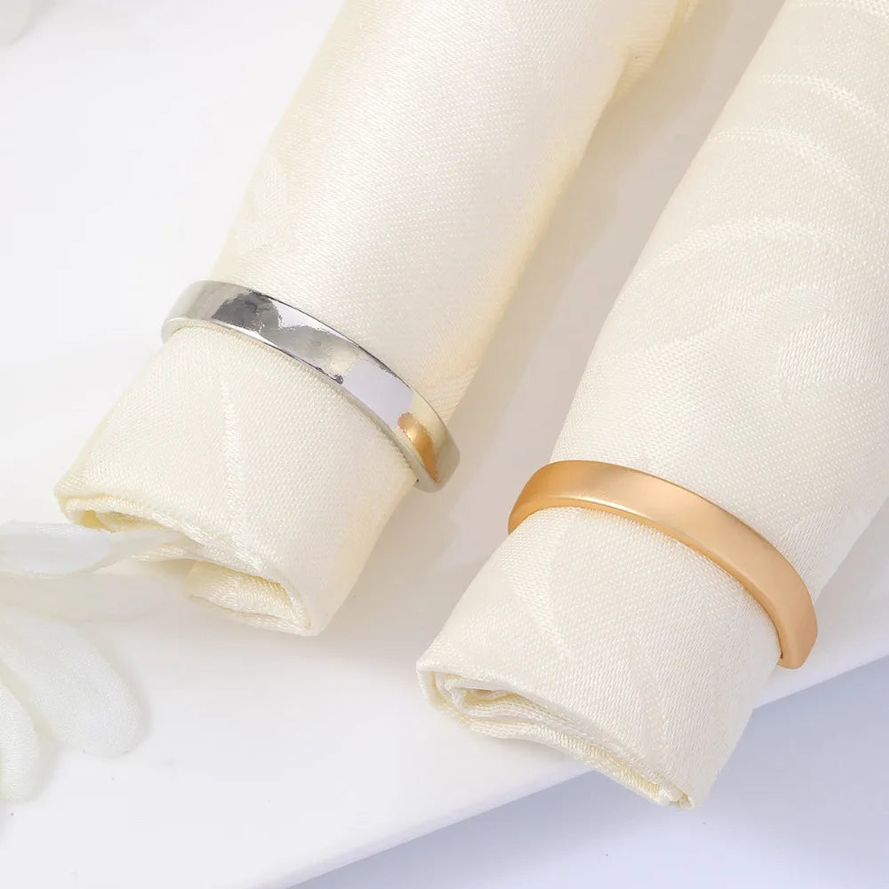 12Pcs Stainless Steel Napkin Rings