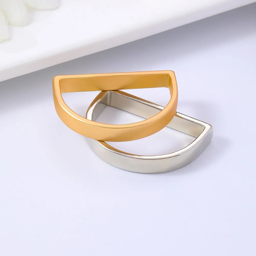 12Pcs Stainless Steel Napkin Rings