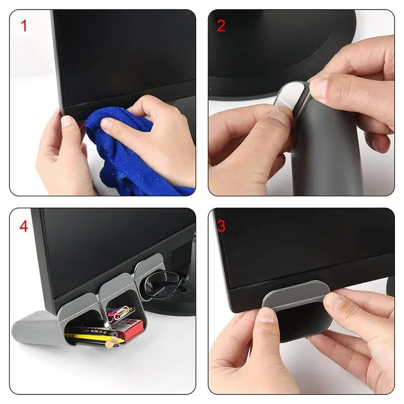 1PC Adhesive Pencil Holder Organizer