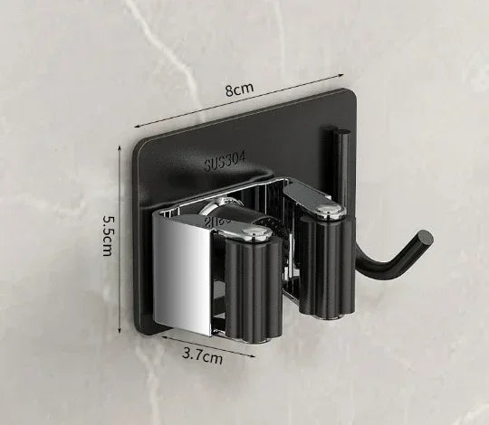 1PC Stainless Steel Mop Hook/ Holder