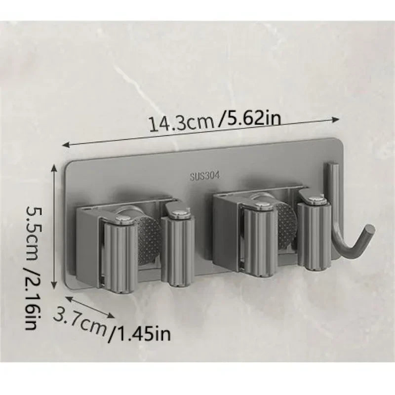 1PC Stainless Steel Mop Hook/ Holder