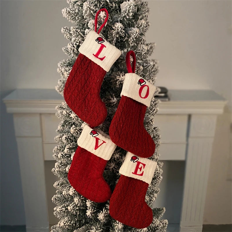 Letter Christmas Stocking