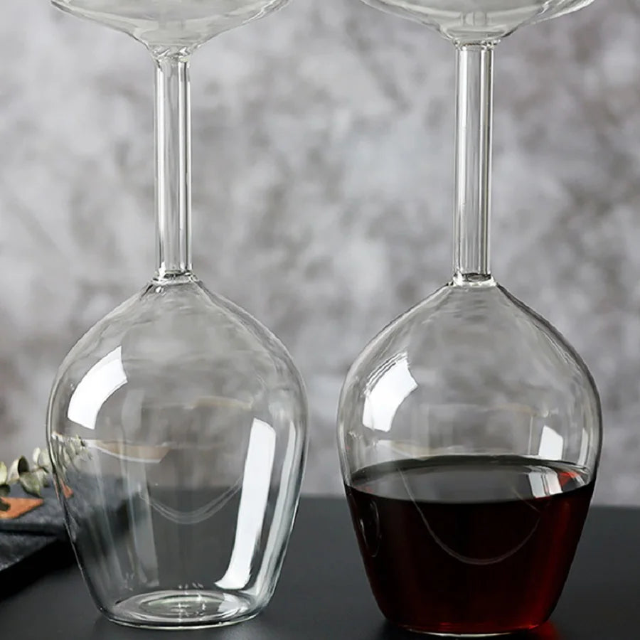 1pc, 13.5oz Upside Down Wine Glass