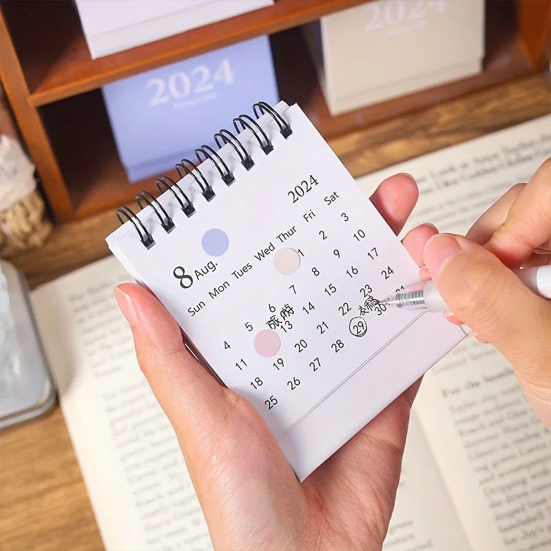 Mini desk calendar 2024