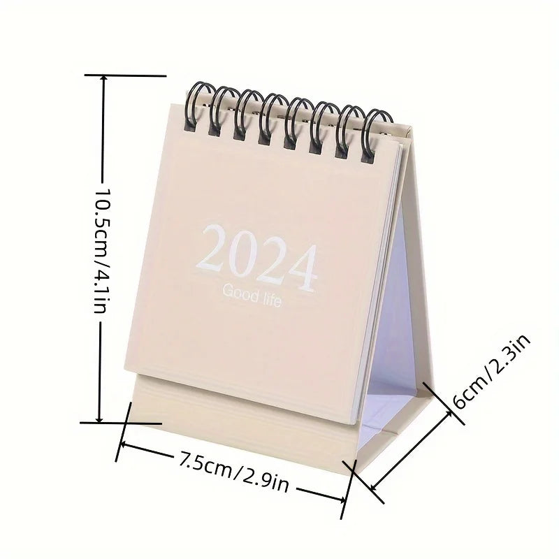 Mini desk calendar 2024