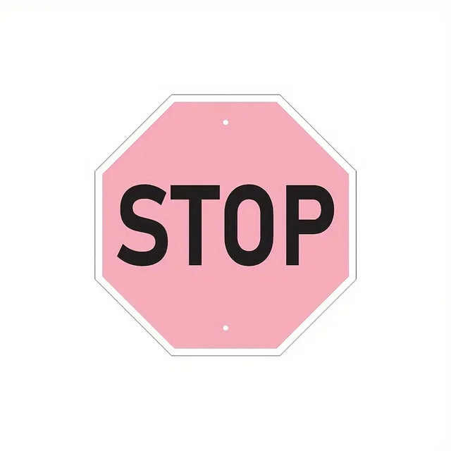 1pc,metal Stop Sign