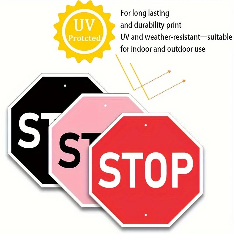 1pc,metal Stop Sign