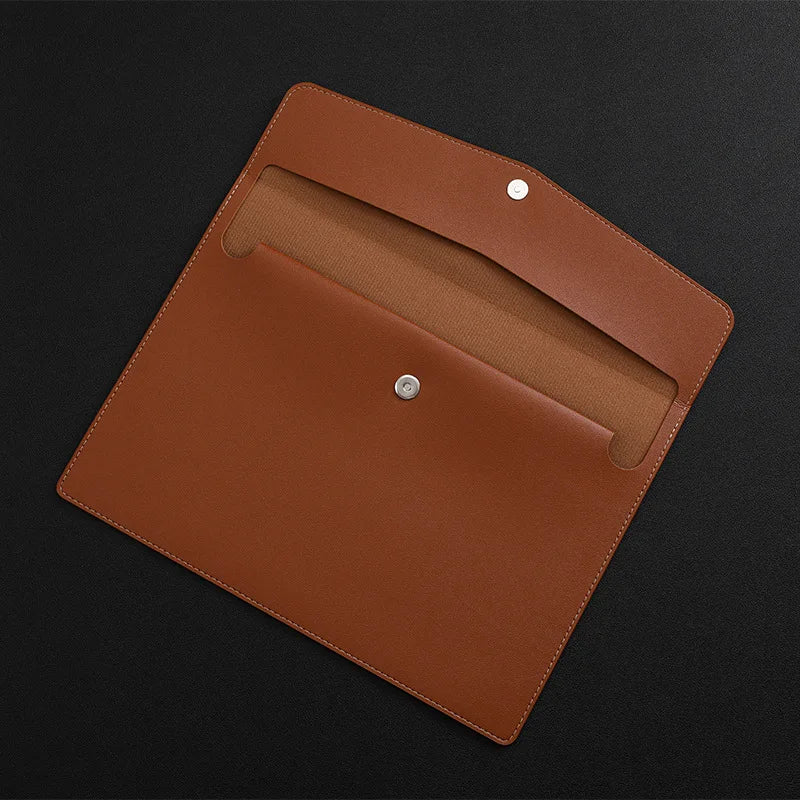 1pc Leather A4 Business File Folder