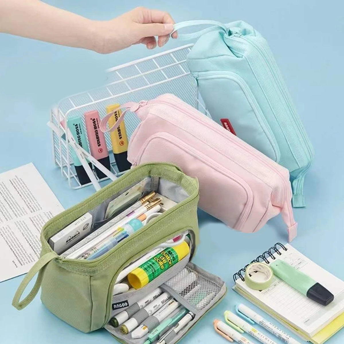 Large Capacity Pencil Case