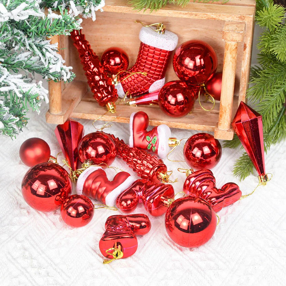 21Pcs/box Christmas Ornaments