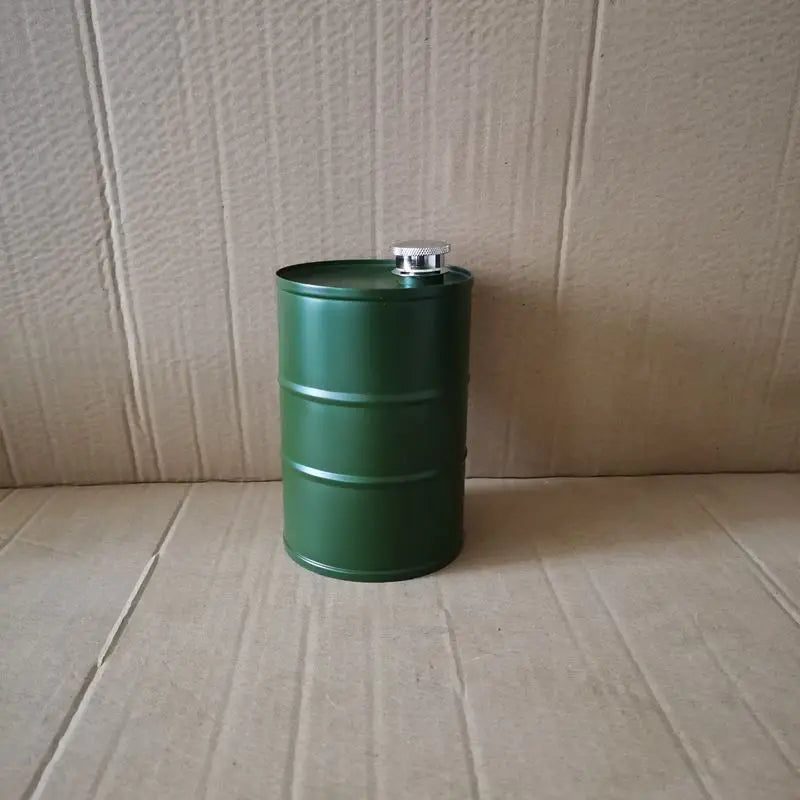 25oz Oil Drums Whisky Flask