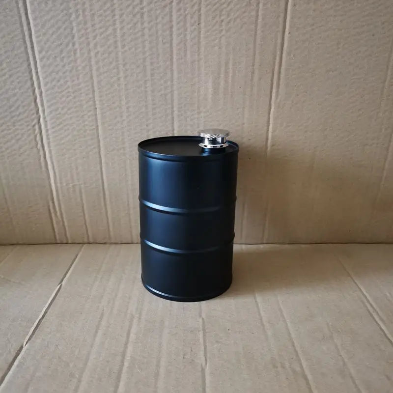 25oz Oil Drums Whisky Flask