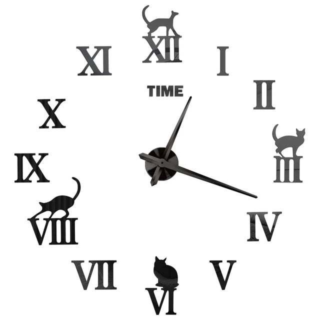 Large Roman Numeral Wall Clock