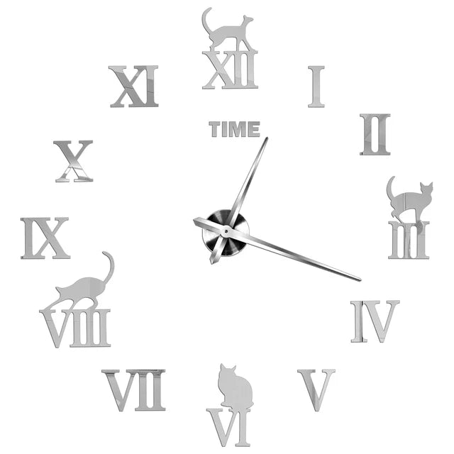 Large Roman Numeral Wall Clock