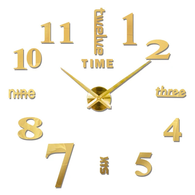 Large Roman Numeral Wall Clock