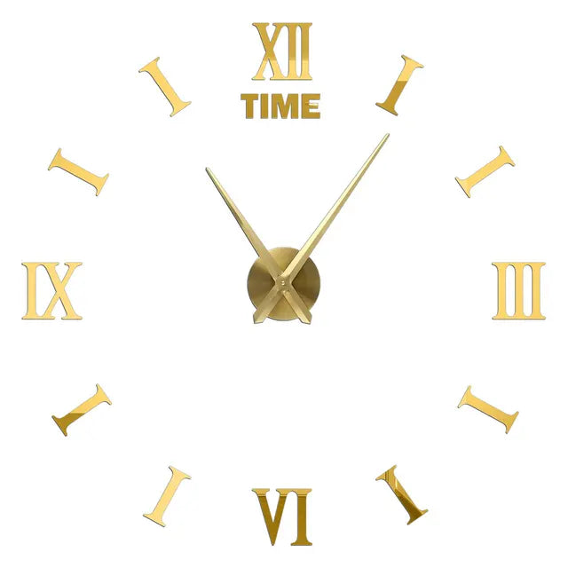 Large Roman Numeral Wall Clock