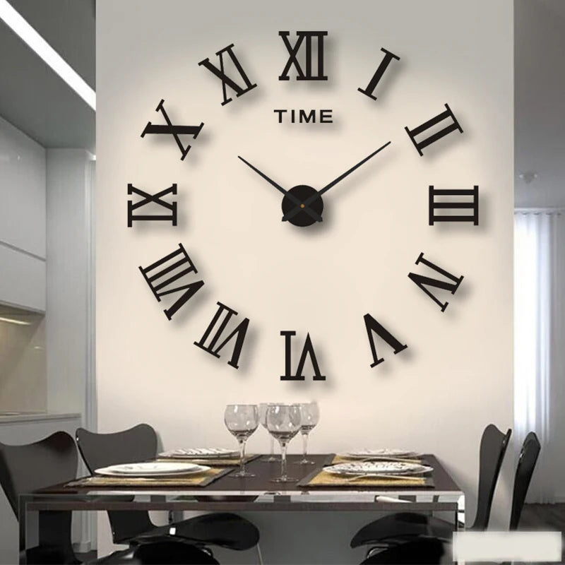 Large Roman Numeral Wall Clock