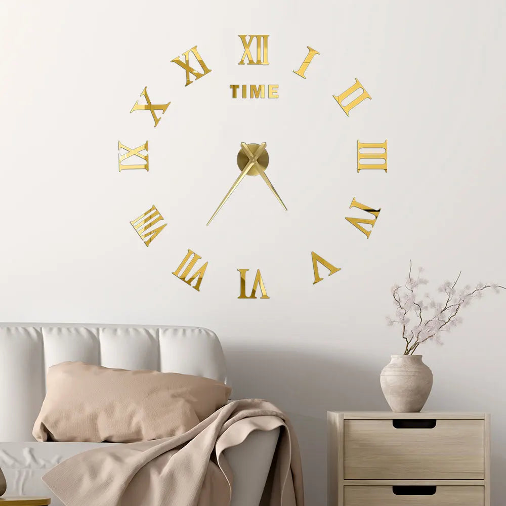 Large Roman Numeral Wall Clock