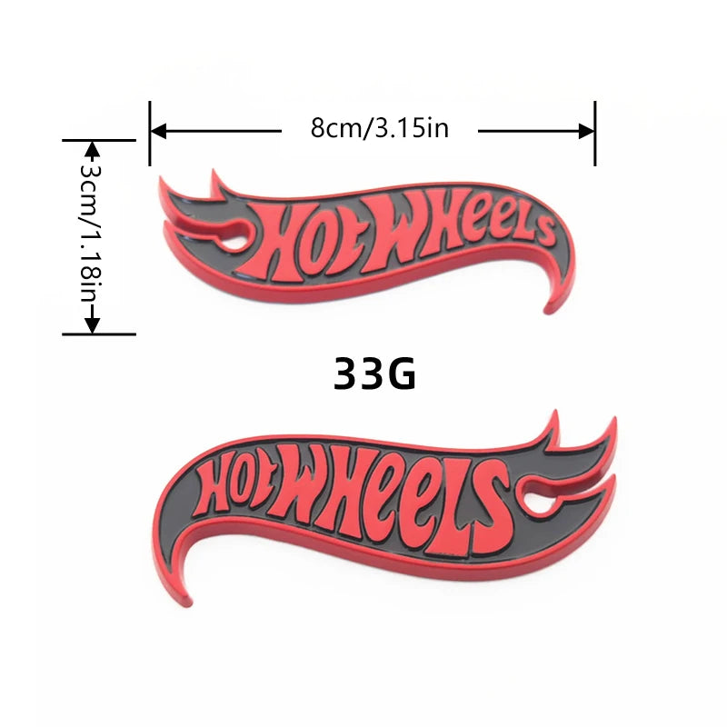 2Pcs  Aluminum Car Sticker