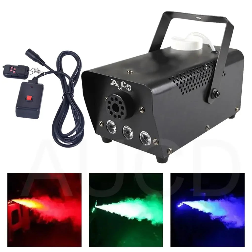 2in1 RGB LED Lights Fog Smoke Machine