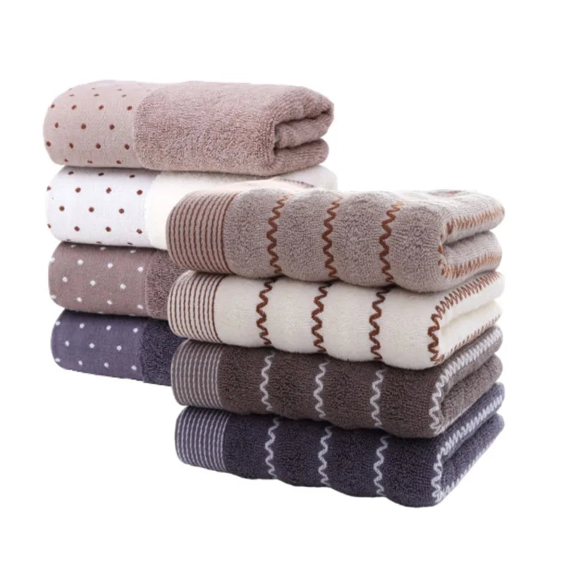 2pcs 100%Cotton Hand Face Towels Sets