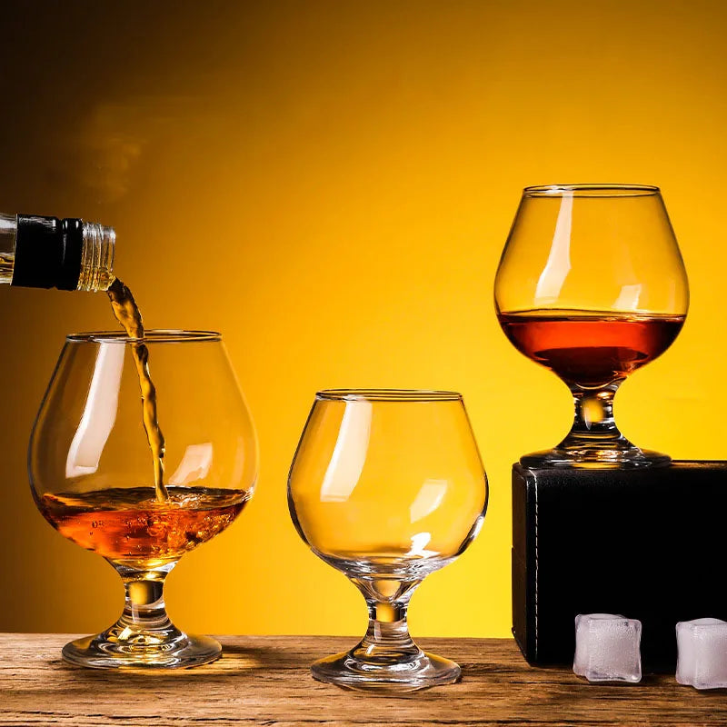 2pcs Glass Whiskey Wine Cup Set