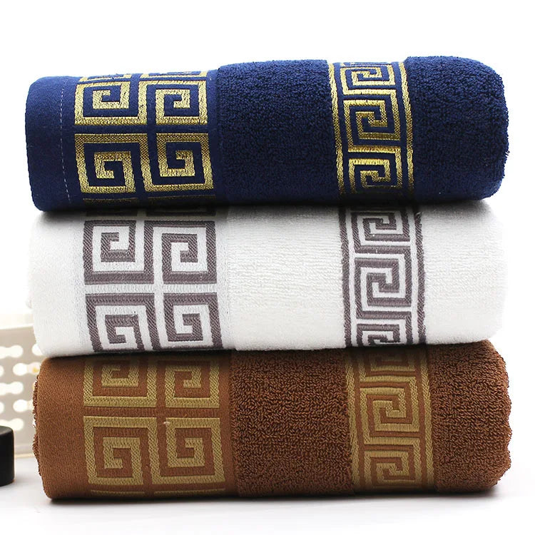 3 Piece Bath Towels Set 100% Cotton