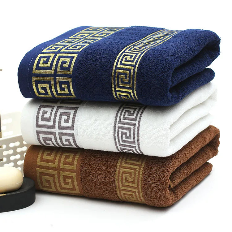 3 Piece Bath Towels Set 100% Cotton