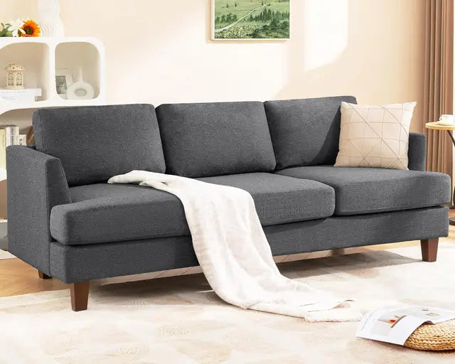 3 Seater Sofa Couch with Deep Seats, 89"