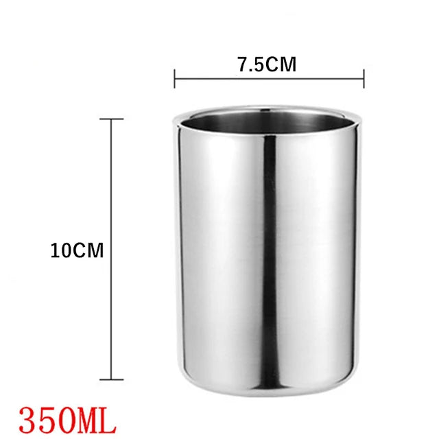 Minimalist Stainless Steel Coffee Cup