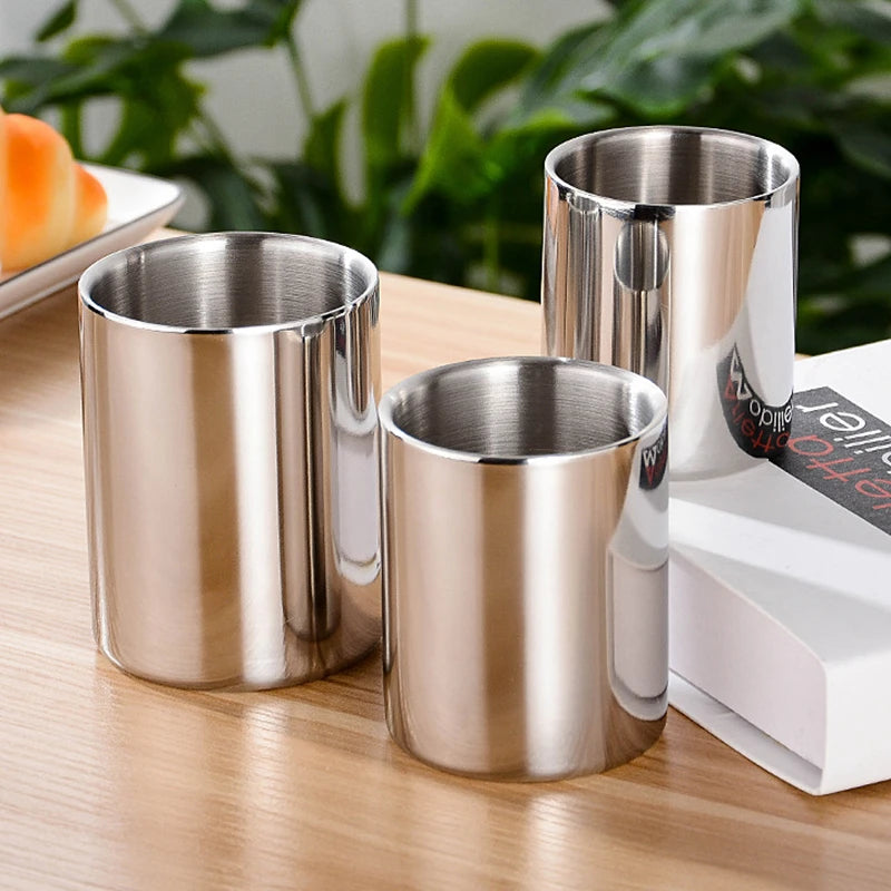 Minimalist Stainless Steel Coffee Cup