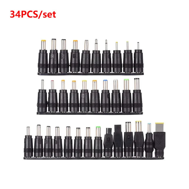 34pcs Universal Power Adapter Tips