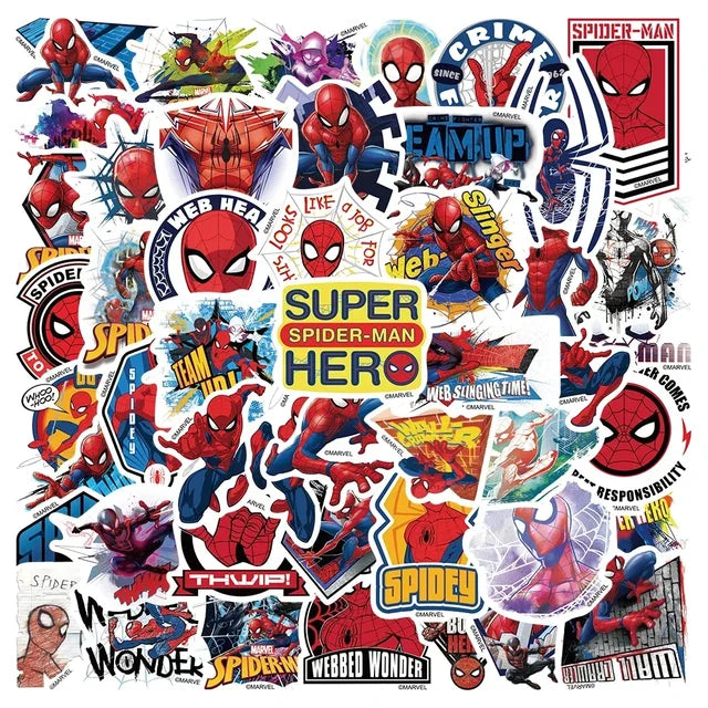 35-50PCS Spider Man Sticker