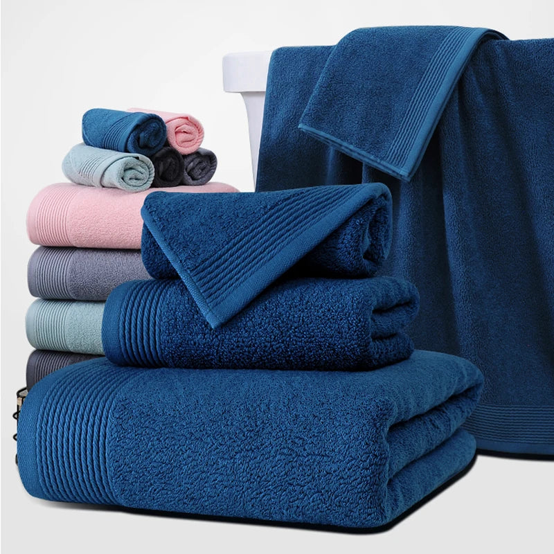 3PCS Towel Set 100% Cotton