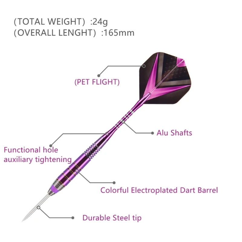 Steel Tip Darts Sets Standard PET Flight